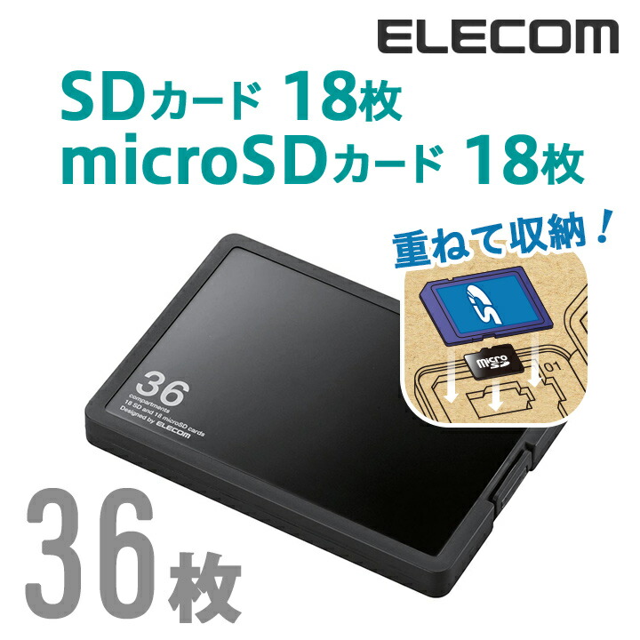 SD/microSDカードケース（プラスチックタイプ）